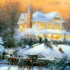 Схема вышивки «Рождество»