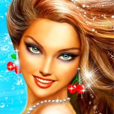 Схема вышивки «девушка»