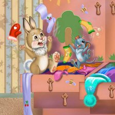 Схема вышивки «Озорники»