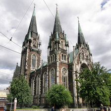 Схема вышивки «церква»