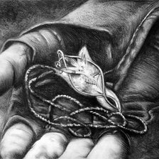 Схема вышивки «Кулон Арвен»