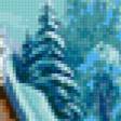Предпросмотр схемы вышивки «снеговик» (№116910)