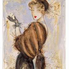 Схема вышивки «Ретро-гламур»