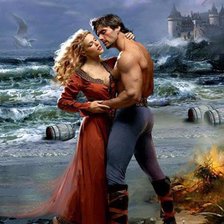 Схема вышивки «На берегу моря»