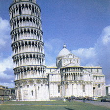 Схема вышивки «пизанская башня»