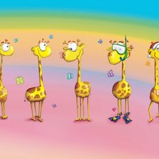 Схема вышивки «жираф»