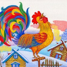 Схема вышивки «Петущок»