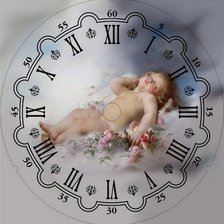 Схема вышивки «спящий ангелок»