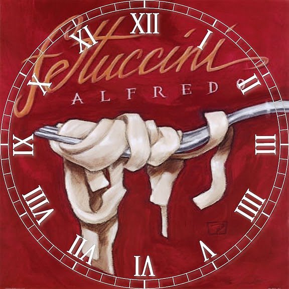 люблю я макароны... - часы - оригинал