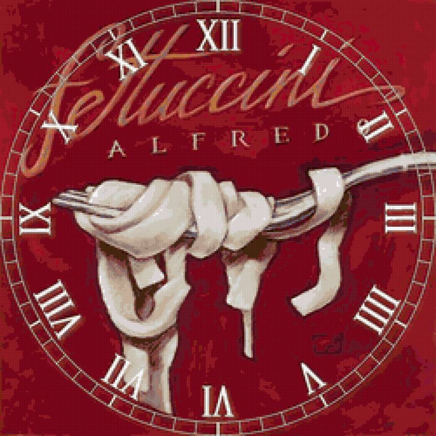 люблю я макароны... - часы - предпросмотр