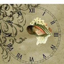 Схема вышивки «часы»