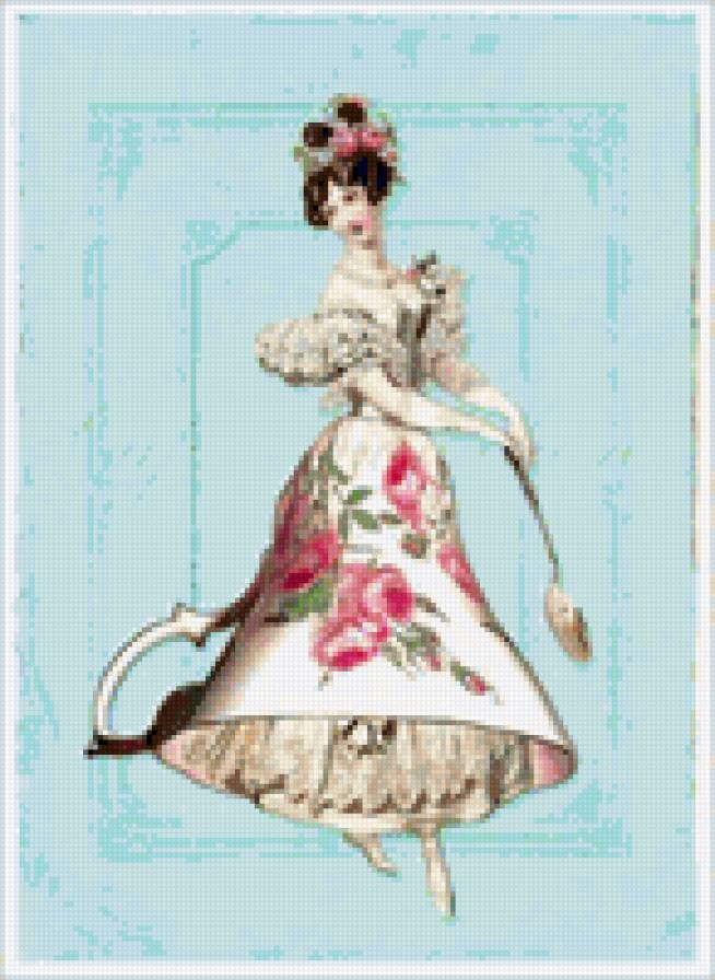 Мисс чашечка - для кухни - предпросмотр