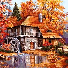 Схема вышивки «осень»