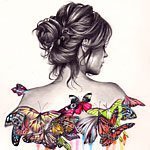 Схема вышивки «Цветочная фея»