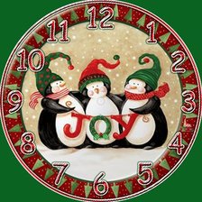 Схема вышивки «пингвинчики»