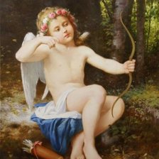 Схема вышивки «купидон»