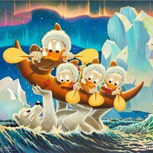 Схема вышивки «утиные истории»