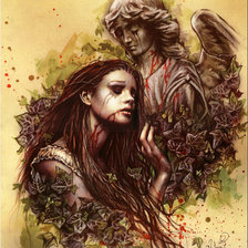 Схема вышивки «Вампир и ангел»