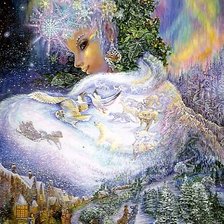 Схема вышивки «Снежная Королева»