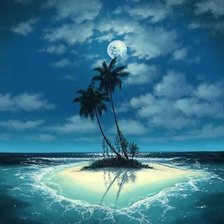 Схема вышивки «остров»