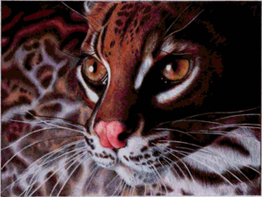 Серия "Большие кошки" - кошки, оцелоты, животные - предпросмотр