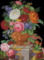 Схема вышивки «цветы»