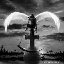 Схема вышивки «ангел смерти»