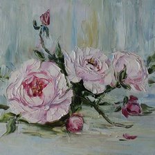 Схема вышивки «роза маслом»