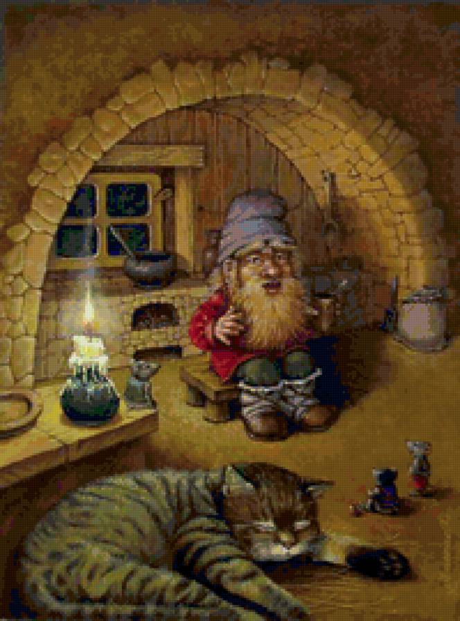 домовой - оберег, картина, домовой - предпросмотр