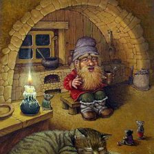 Схема вышивки «домовой»