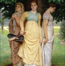 Схема вышивки «три сестры»