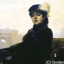 Схема вышивки «Незнакомка»