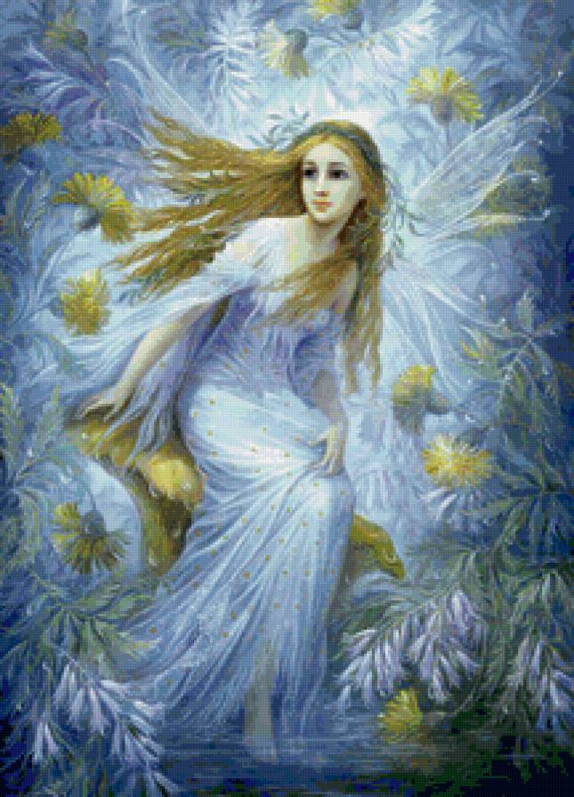 Серия "Ангелы" - пейзаж, ангел - предпросмотр