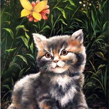 Схема вышивки «Серия "Кошки"»