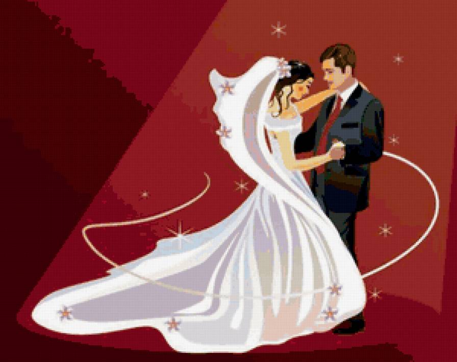Свадебная - двое, мужчина, пара, люди, девушка - предпросмотр