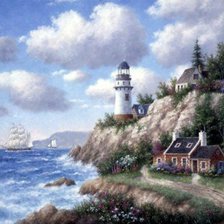 Схема вышивки «Серия "Пейзажи"»