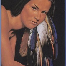 Схема вышивки «Серия "В индейском стиле"»