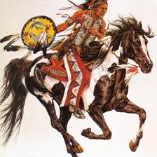 Схема вышивки «Серия "В индейском стиле"»