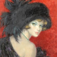 Схема вышивки «lady»