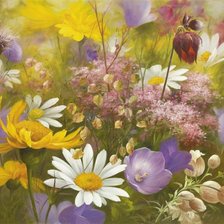 Схема вышивки «cvety»