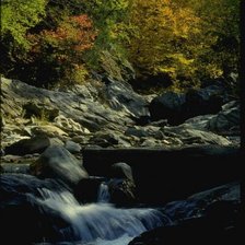 Схема вышивки «лесной ручей»