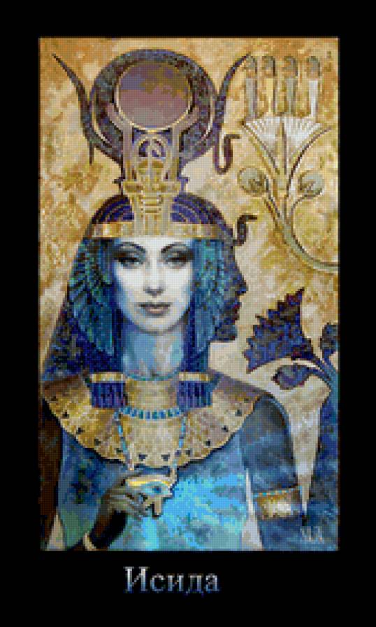 Египетские мотивы - египетская мифология, богини - предпросмотр