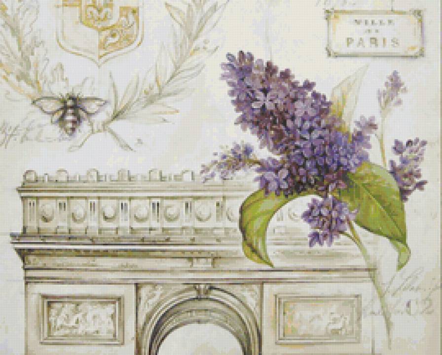 Цветочный винтаж - angela staehling, живопись - предпросмотр