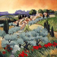 Схема вышивки «Итальянский пейзаж»