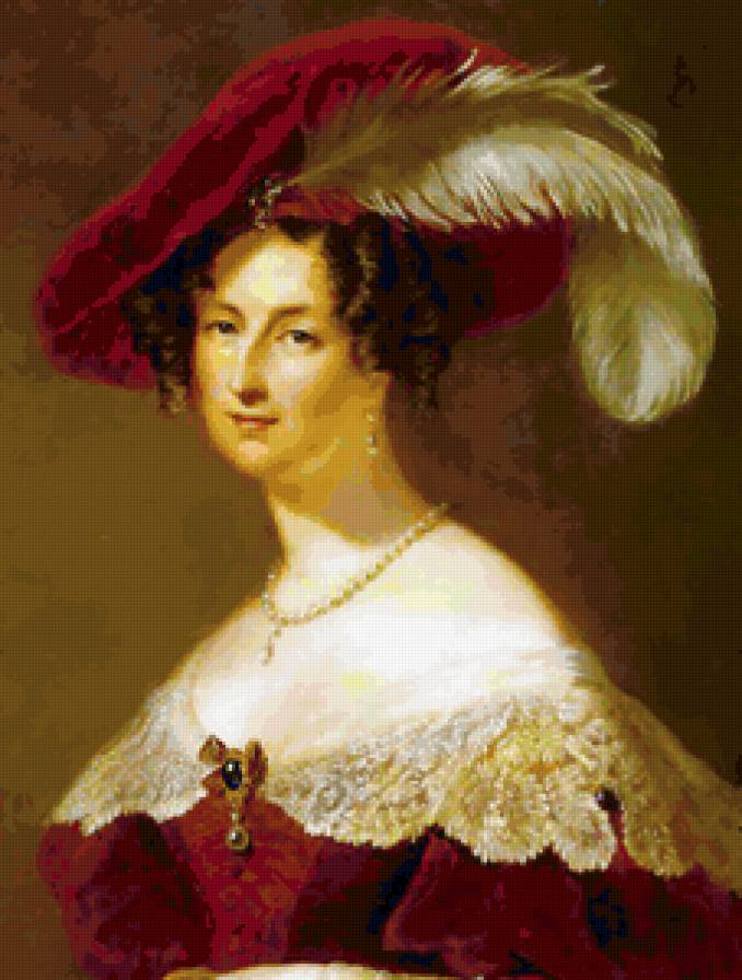 Портрет Е. К. Воронцовой - портрет, живопись, девушка, картина - предпросмотр