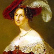 Схема вышивки «Портрет Е. К. Воронцовой»