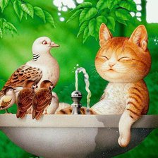 Схема вышивки «Котик 3»