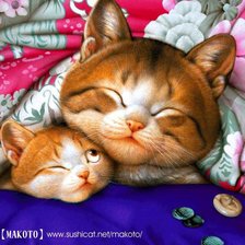 Схема вышивки «кисули»