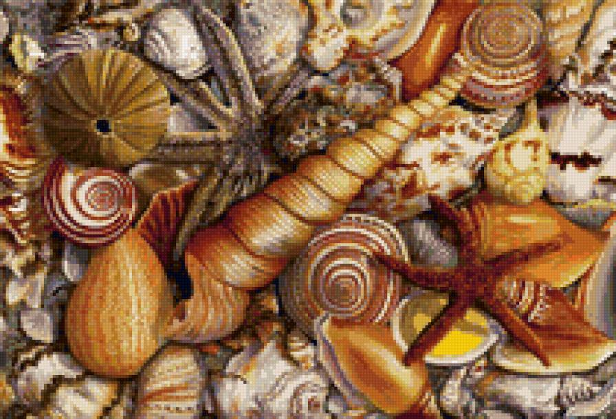 Морская - море, вода, звезды, ванна, ракушки - предпросмотр