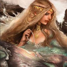 Схема вышивки «Русалка»